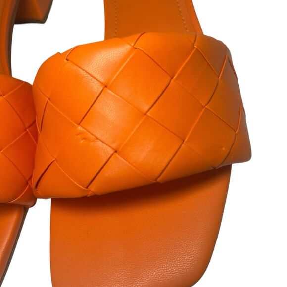 Marc Fisher Braided Heels- Orange - Size 9 M -Fast Shipping - Picture 4 of 16